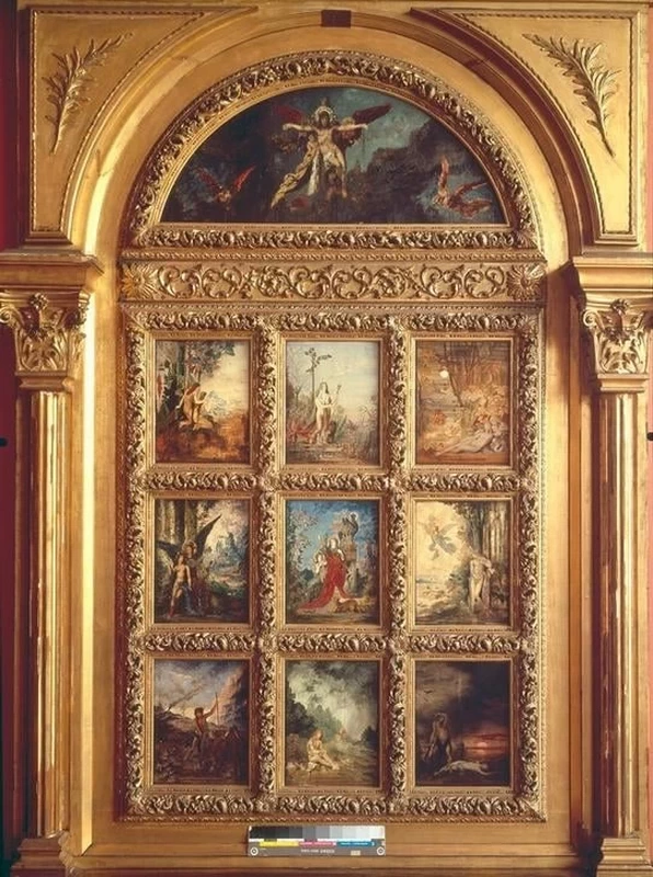 Veduta del giardino di Madame Aupick, madre di Baudelaire - Museo Gustave Moreau, Parigi